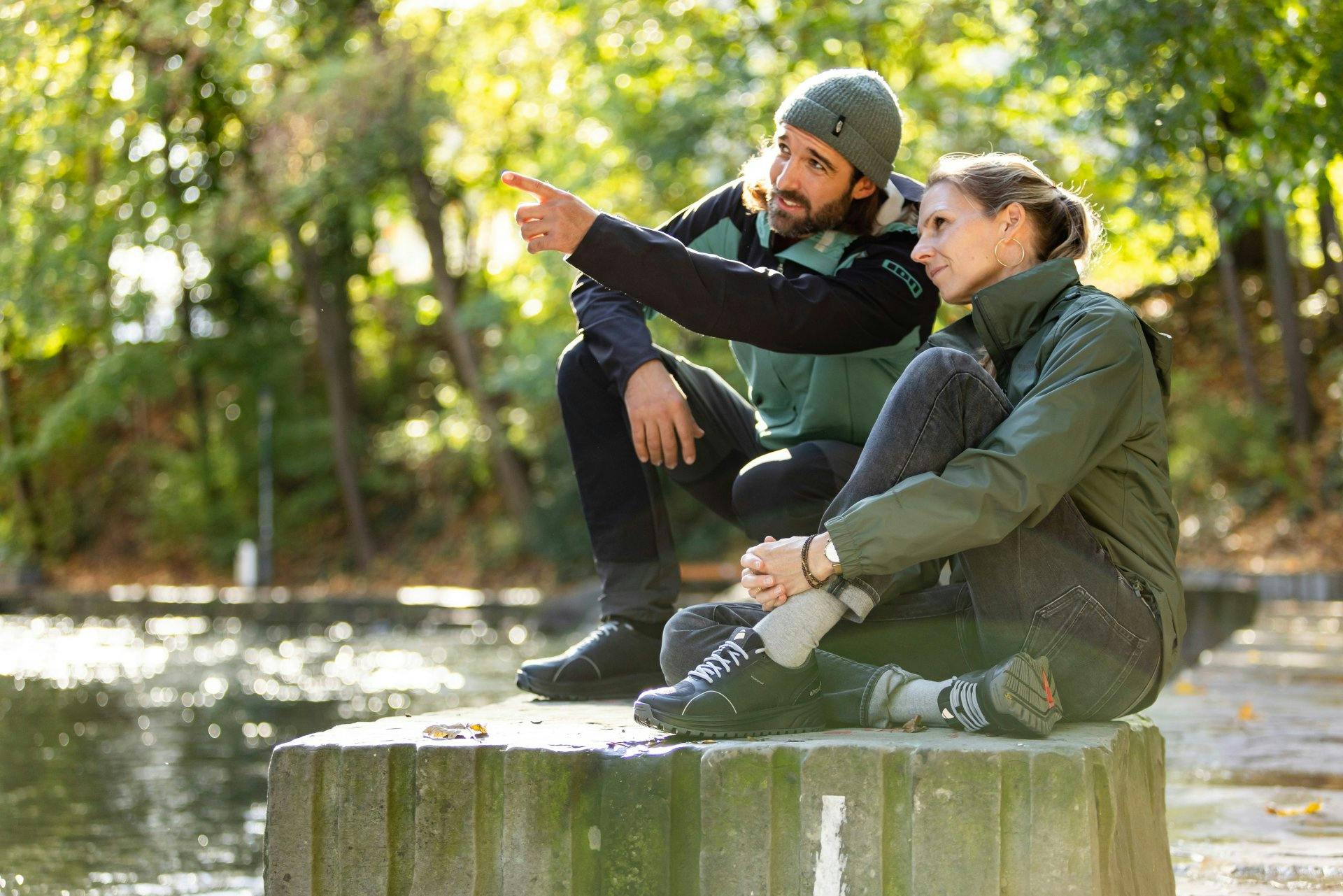 «Giulia» und «Gianni Black Waterproof»: Der Outdoor-Schuh für jede Wetterlage.