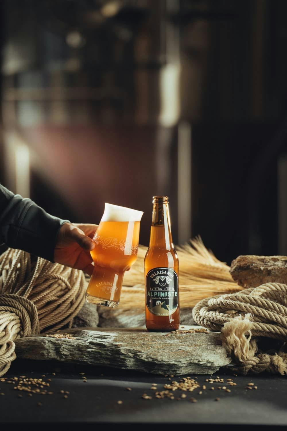 Dieses Starkbier ist genauso stark, wie das Wallis.