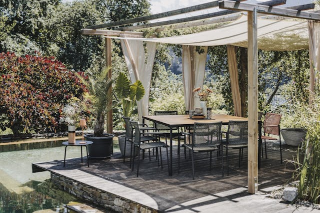 Es ist endlich wieder Zeit, die Sonne auf dem Gartensitzplatz zu geniessen.