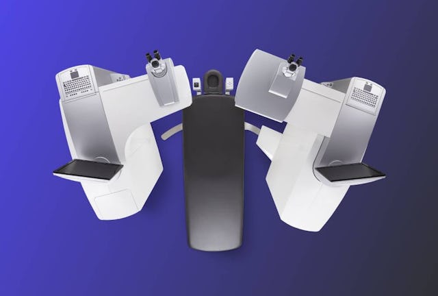 Erkennt jede Bewegung der Augen sofort: Unser WaveLight FS200 (rechts) und EX500 (Links) Laser