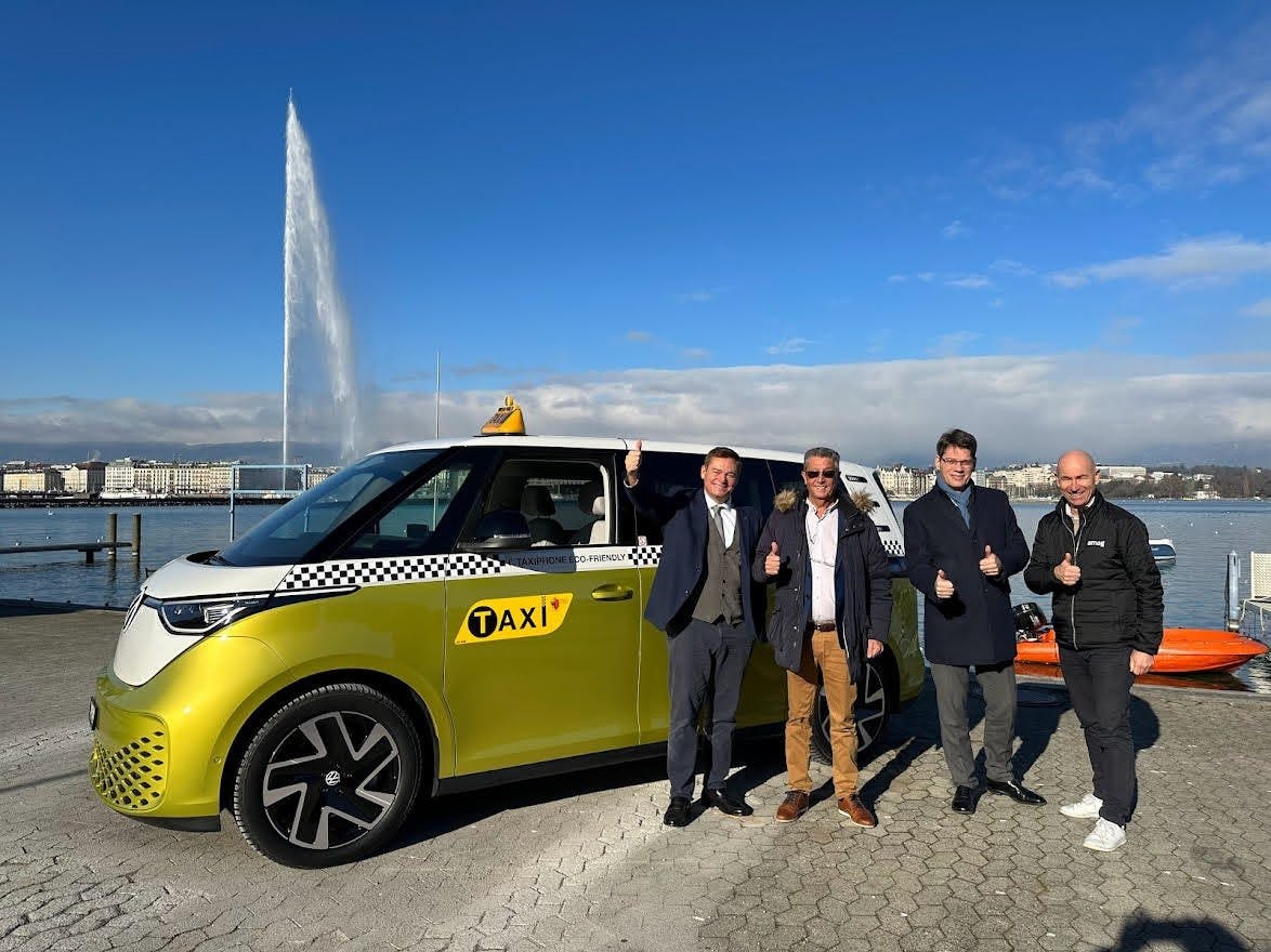 Ce premier taxi 100% électrique montre une volonté d'aller vers une mobilité plus durable en ville de Genève.