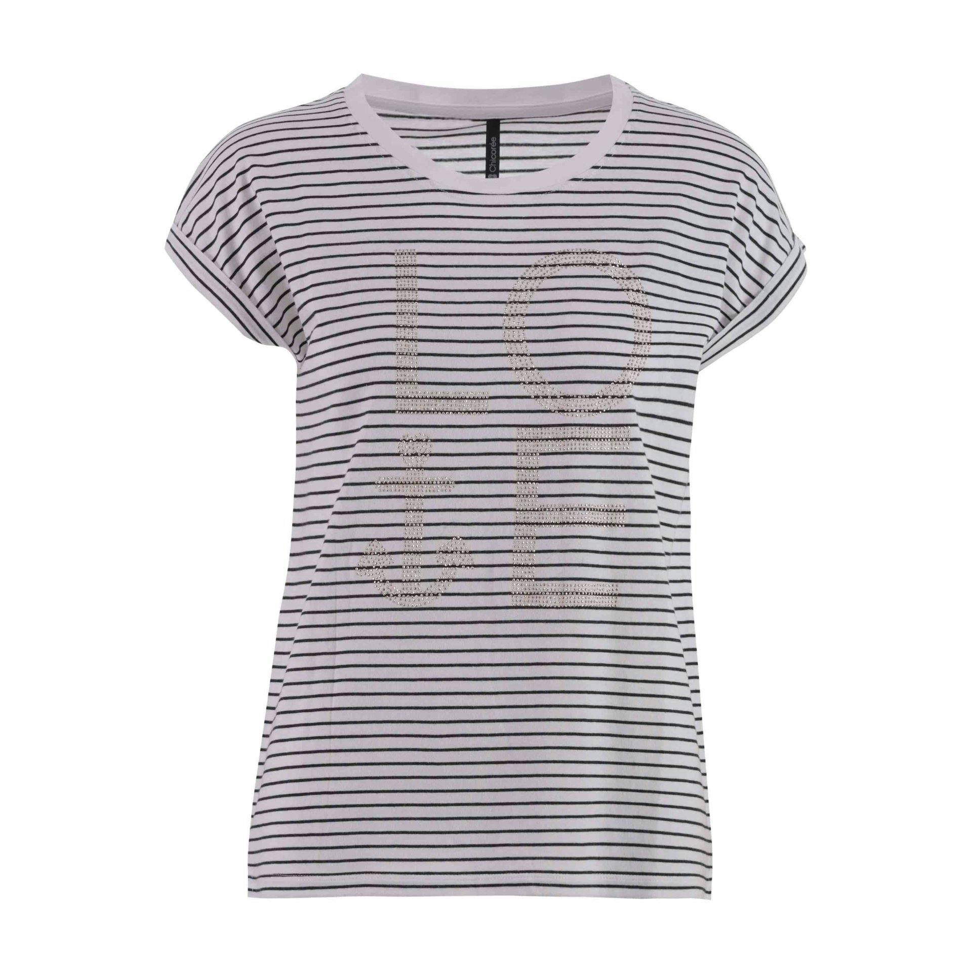 Pour un look décontracté et casual: Love Stripe Shirt, CHF 9.95 au lieu de CHF 16.95 chez
