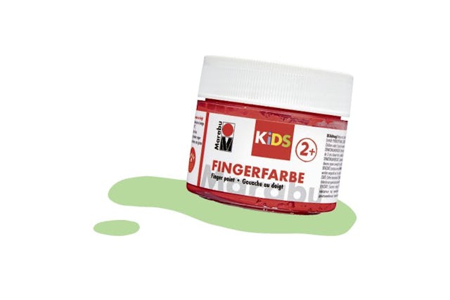 An die Wand damit: Fingerfarbe Kids Marabu, 3.95 Franken, bei Jumbo
