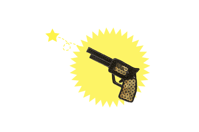 Pour un look badass: patch Cowboy gun, 7×4 cm, à repasser, 5.95 francs, Jumbo
