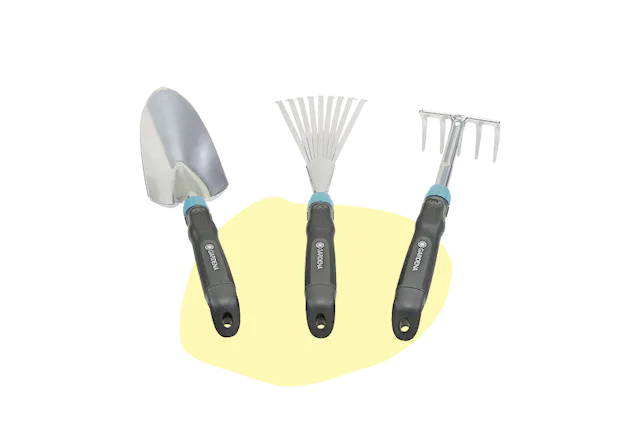 Attrezzi del mestiere: set di 3 attrezzi Comfort Gardena, fr. 25.95, da Jumbo.