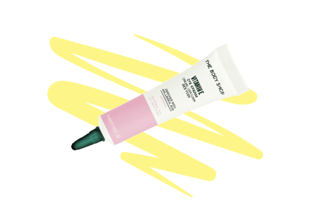 Revoir les bases: crème contour des yeux Vitamin E, 19.95 francs, The Body Shop