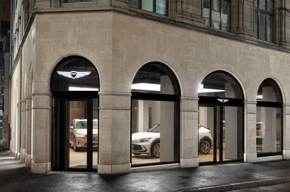 L'élégant studio Genesis de Bâle ne passe pas inaperçu.