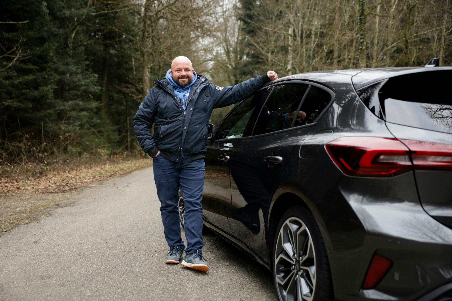Daniel Gyger fährt einen Ford Focus im Auto-Abo von Carvolution und ist mehr als zufrieden.