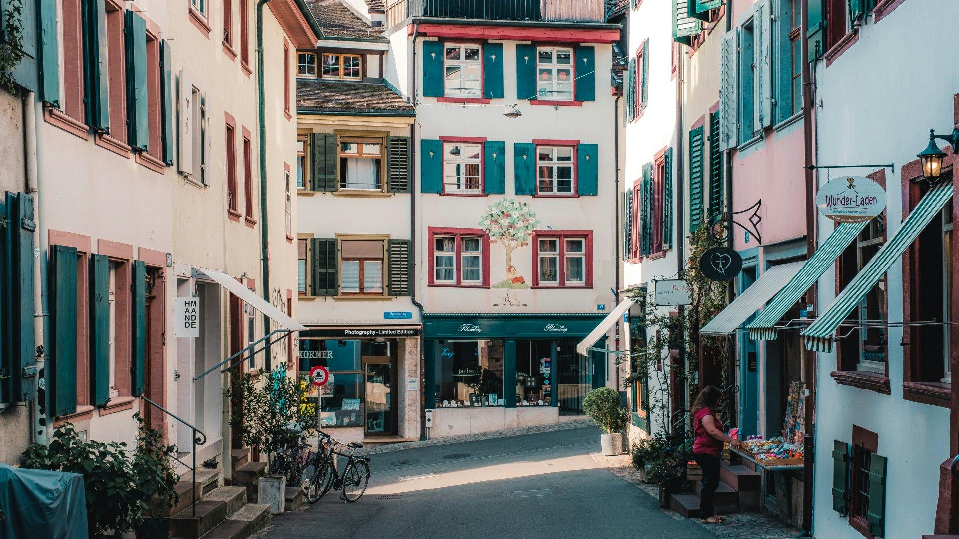 La Vieille ville de Bâle.