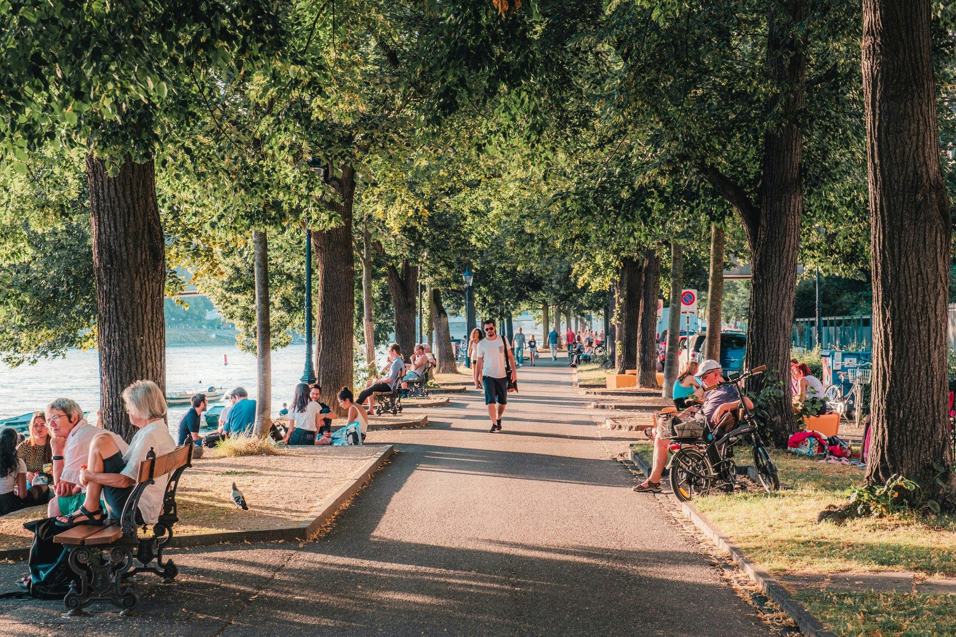 Flâner et se promener.
