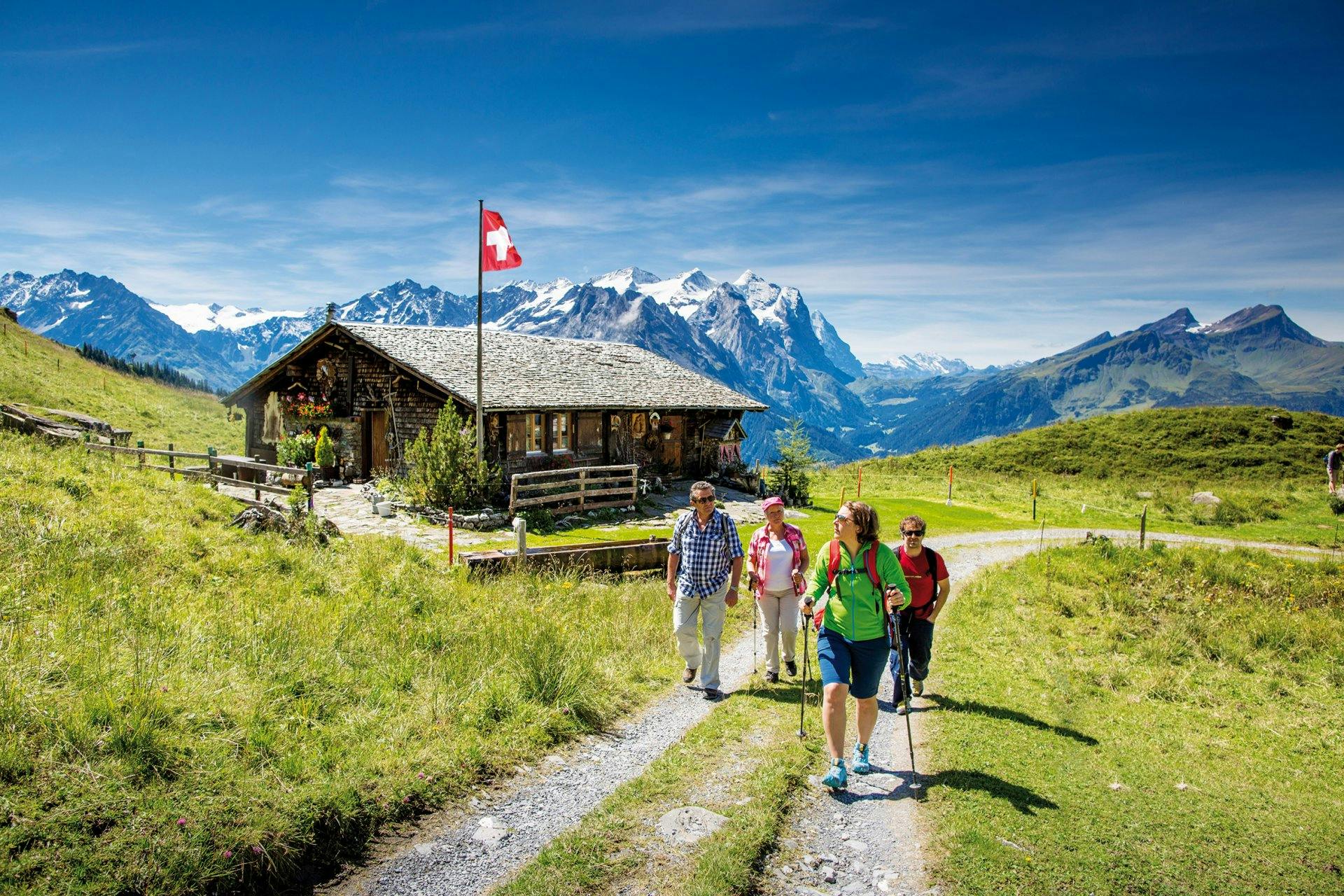 Wandern im Gebiet Hasliberg - Gummenalp