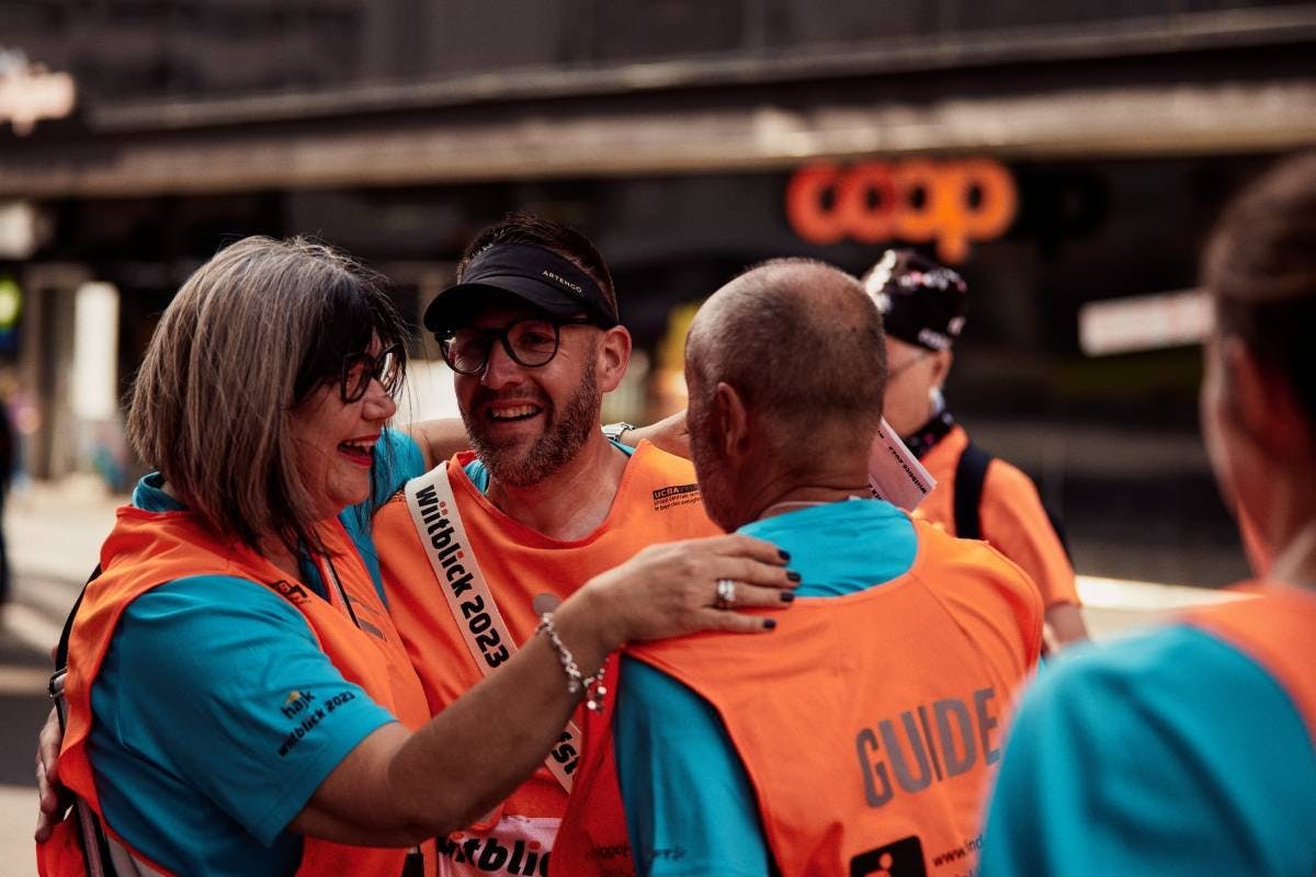 Courage et motivation pour se dépasser: l’action Wiitblick.