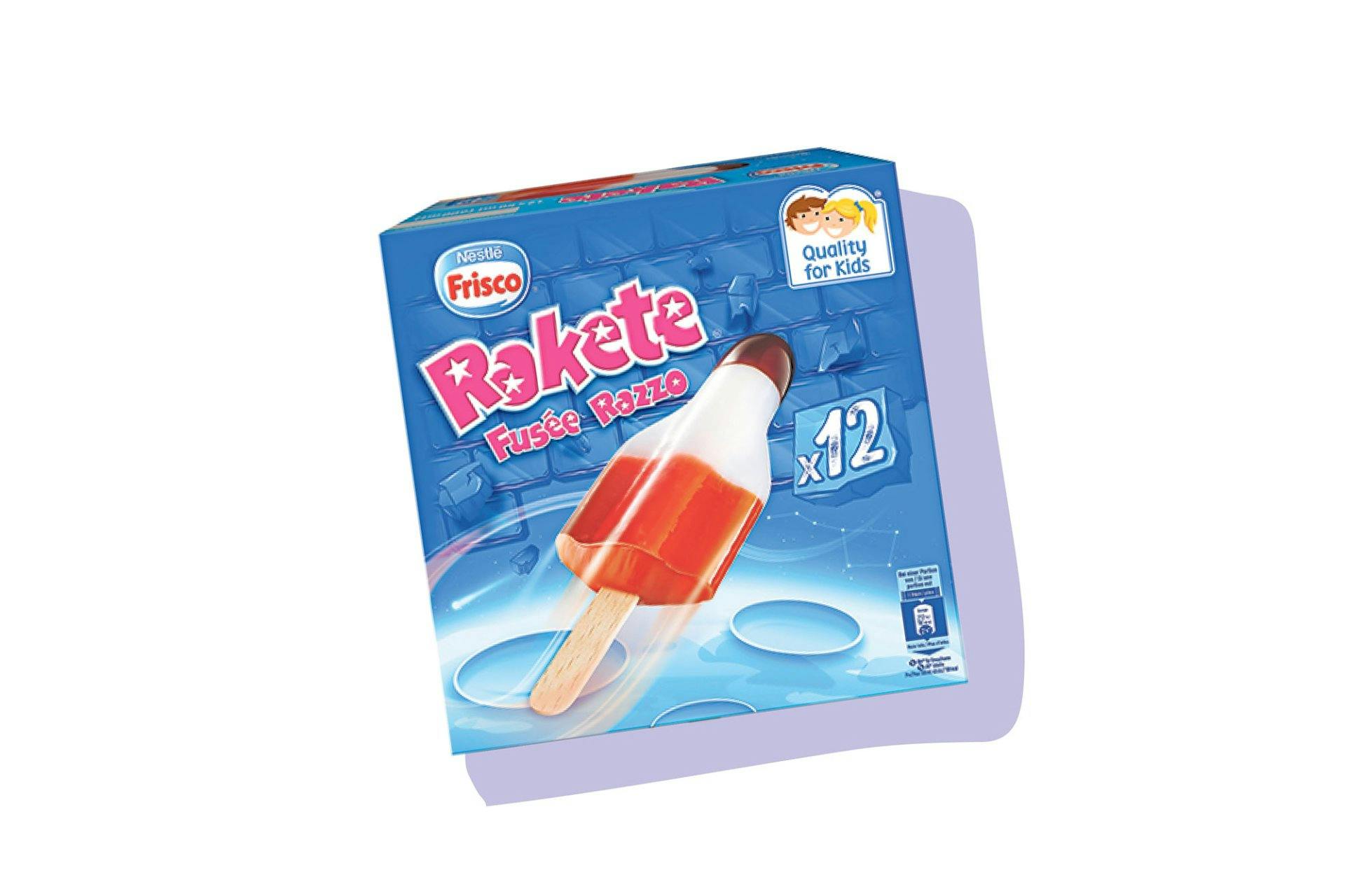 Prête à décoller: glace à l’eau fusée Frisco, 7.95 francs/12 p., Coop