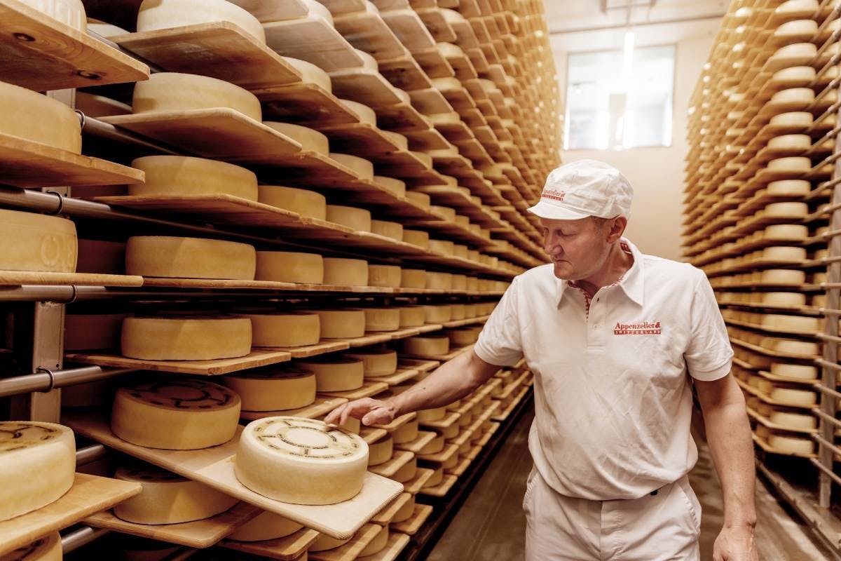 Käsemeister Urs Buchegger sorgt seit Jahren für beste Qualität des beliebten Appenzeller® Käses.