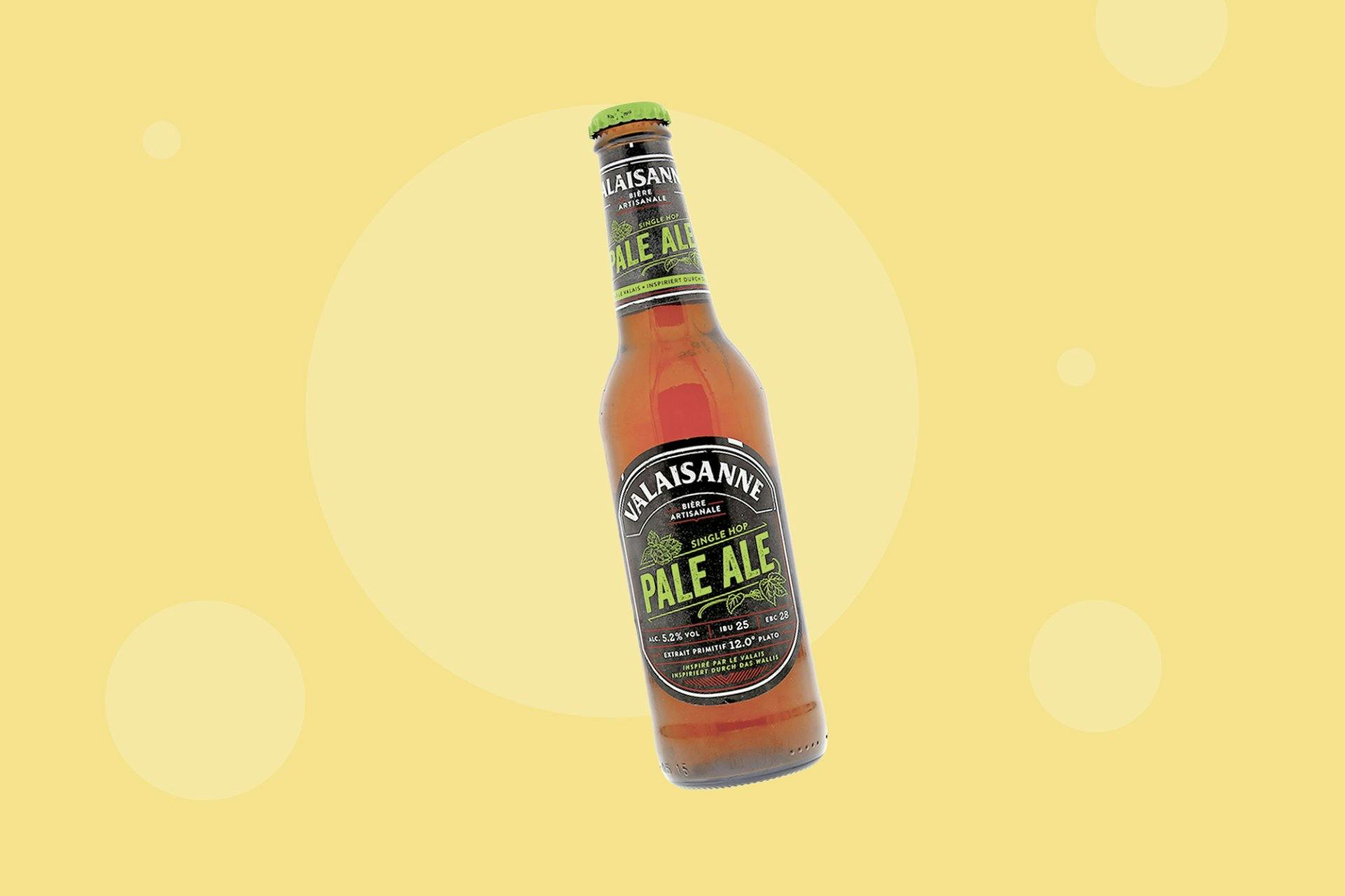 Not that pale Valaisanne Pale Ale Bier, 10.95 Franken/4x33 cl, bei Coop.