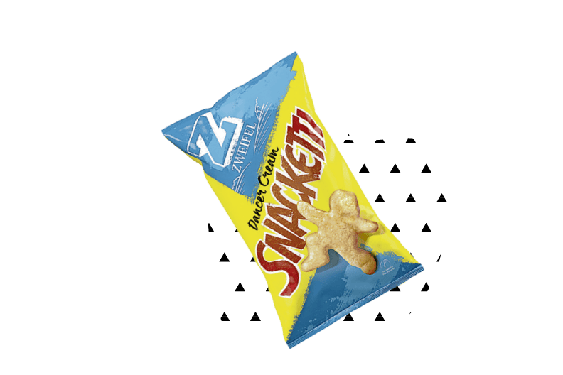 Snack? Snacketti! Zweifel Chips Snacketti Dancer, Fr. 1.95/75 g, bei Coop.