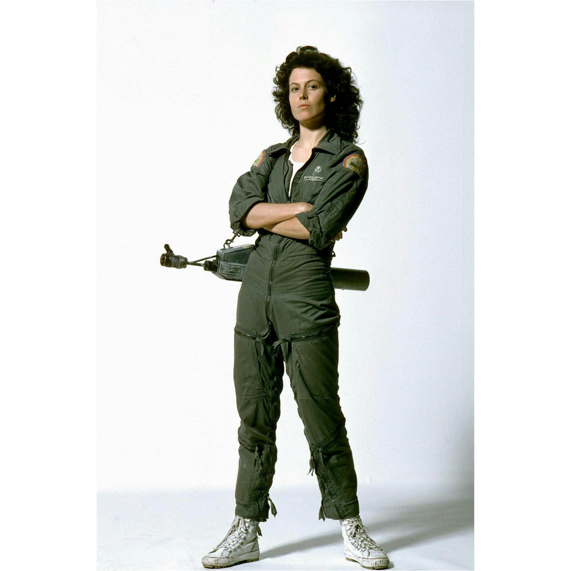 Alien-Jägerin Ellen Ripley (Sigourney Weaver) mit ihren Converse Chuck Taylor All Stars.