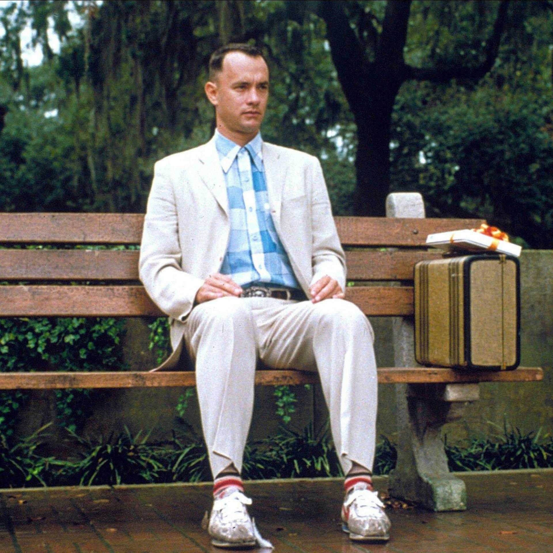 Forrest Gump mit seinen «bequemsten Laufschuhen aller Zeiten»: den Nike Cortez.