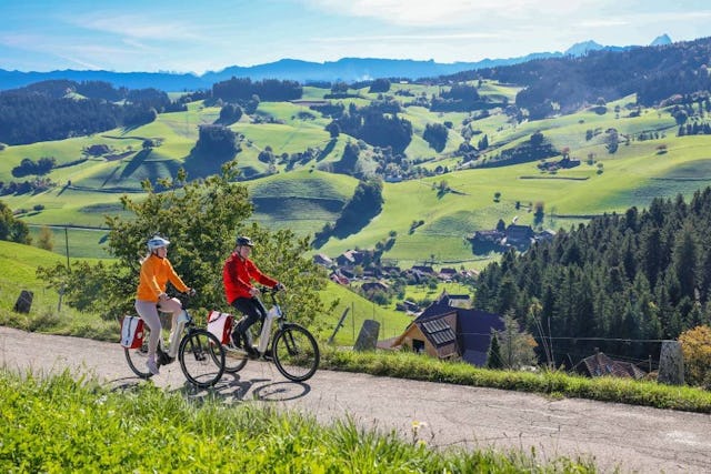 Avec ses innombrables itinéraires, l'Emmental est le paradis du vélo.