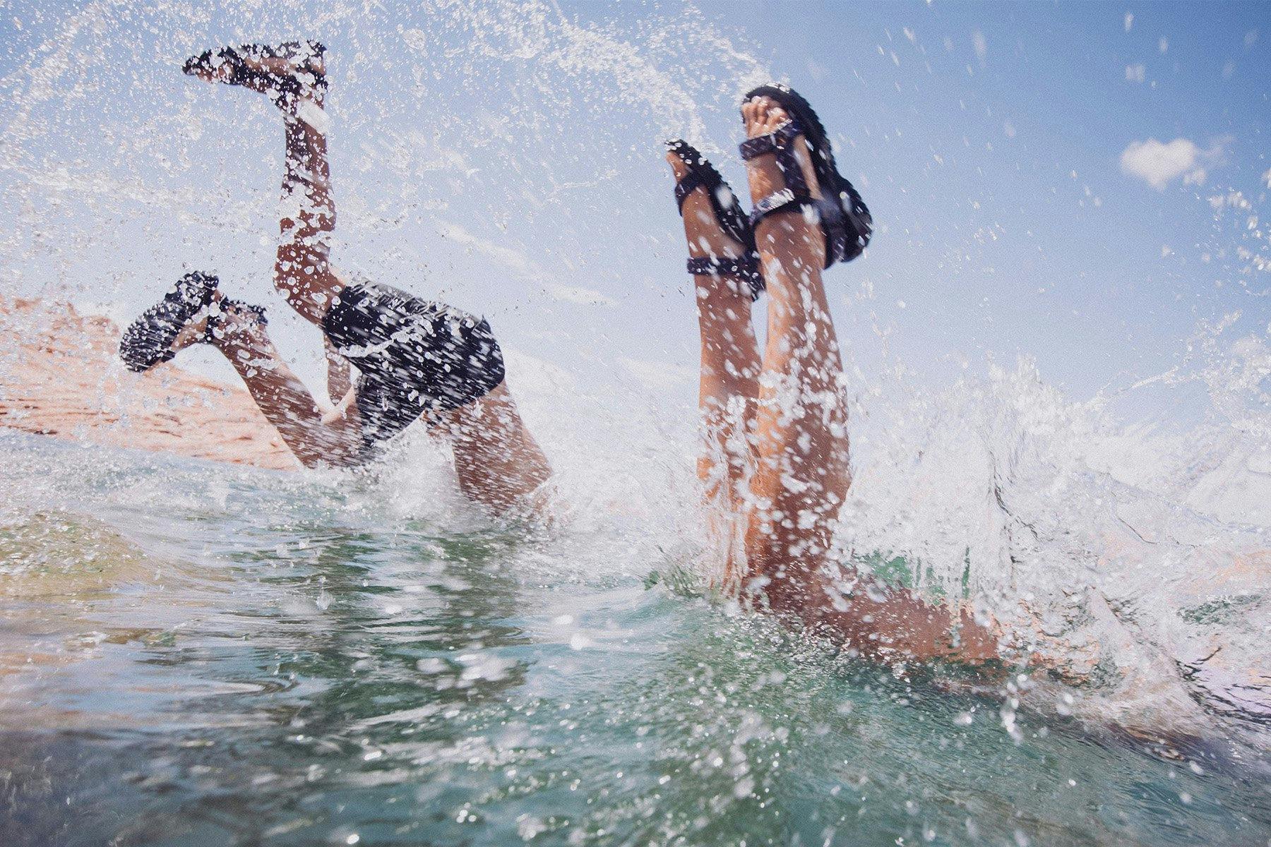 Perfekt für den Sommer: Die Sandalen von Teva.
