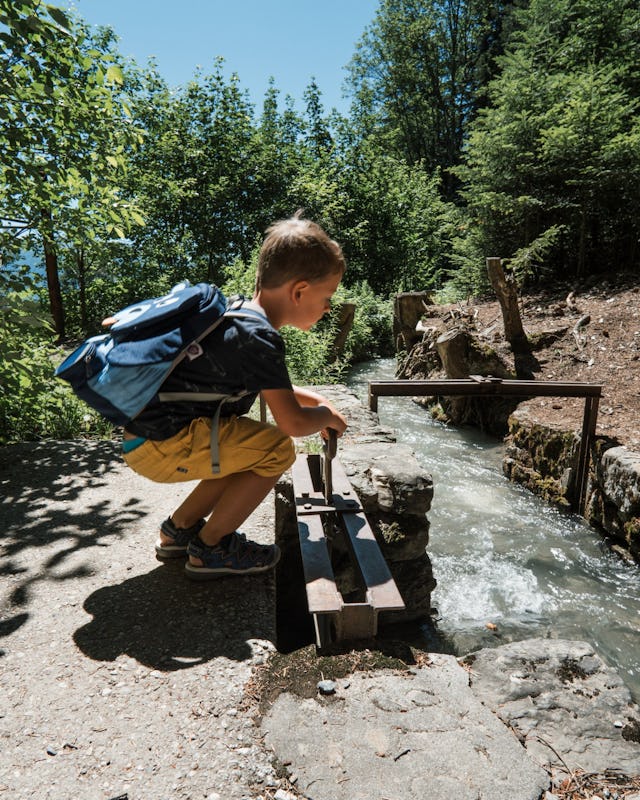 Les bisses rafraîchiront les grands et les petits! Et c'est ludique.
