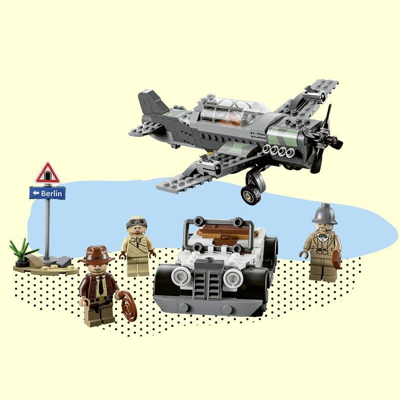 Au secours, des nazis! Lego Indiana Jones La Poursuite en Avion de Combat, 34.95 francs, microspot.ch.