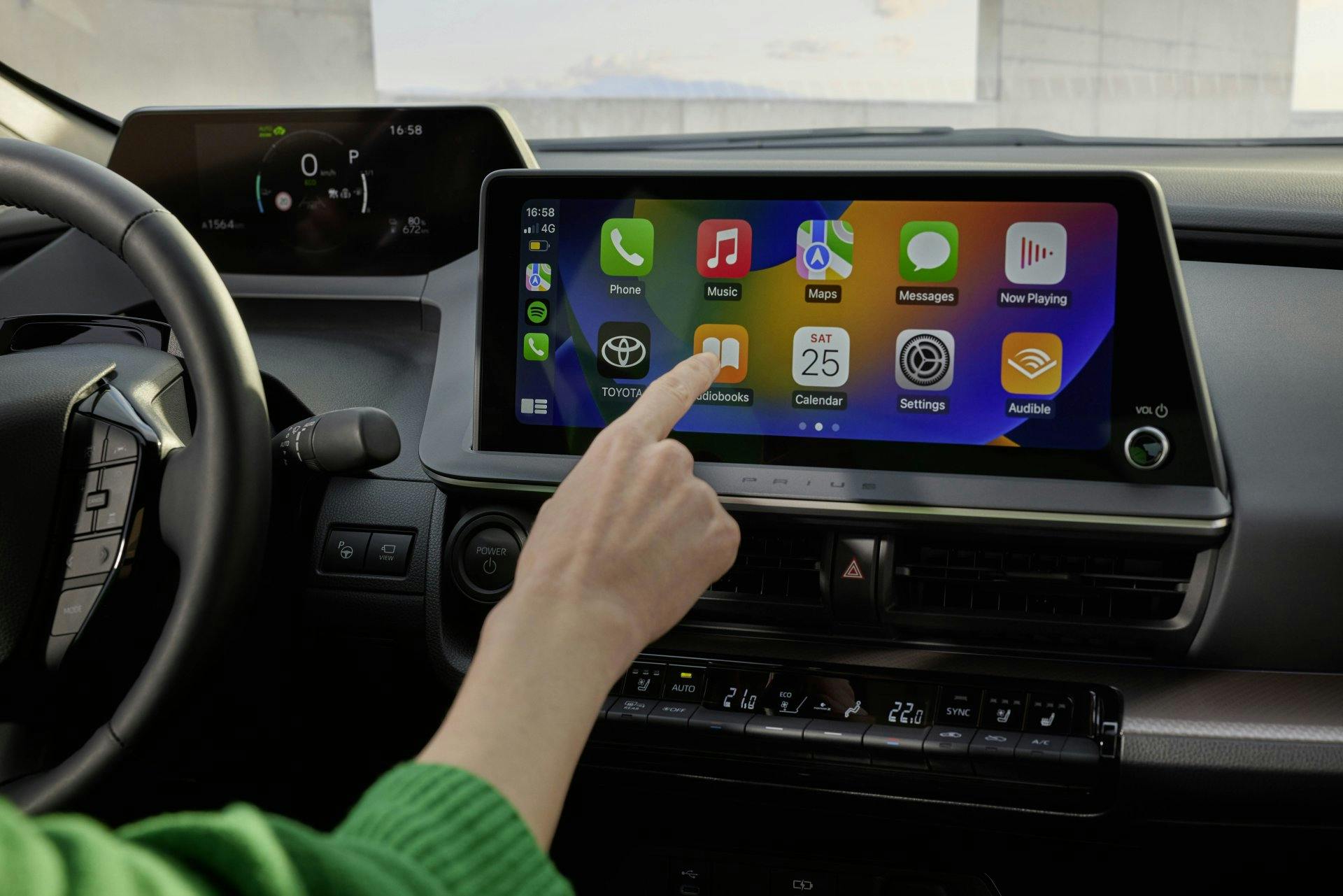 L'écran tactile multimédia est le cœur numérique de la voiture et permet d'accéder à ses propres médias.