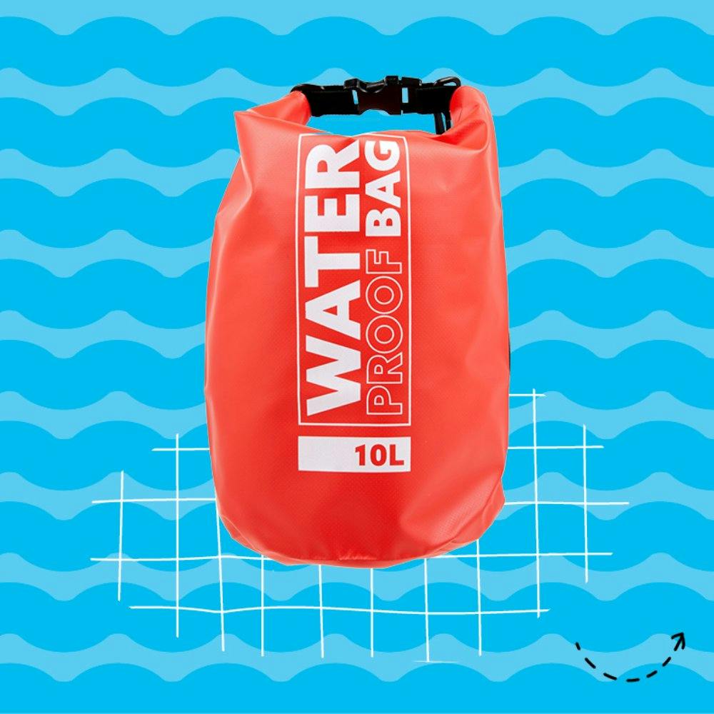 Resta tutto asciutto: Champ Drybag borsa impermeabile, 10 l, fr. 14.95, da Jumbo.