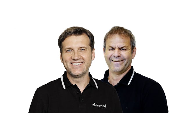 Die skinmed-Experten Dr. Sascha Dunst (links) und Alberto Sandon (rechts).