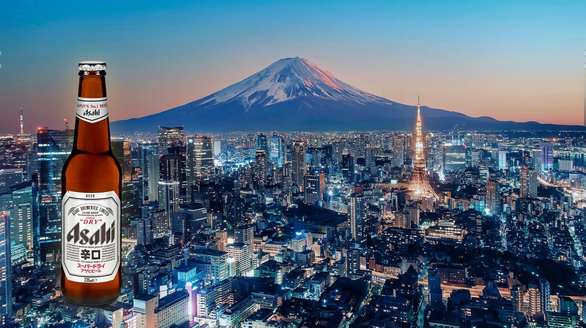 Il birrificio giapponese Asahi seduce con birre a base di riso e mais.