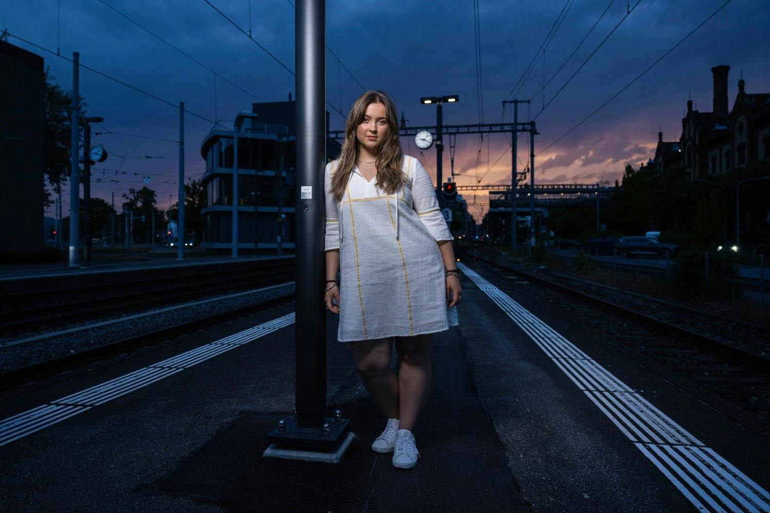 Im ZKB Konzertzug erlebst du Shows von Sängerin Joya Marleen, ...