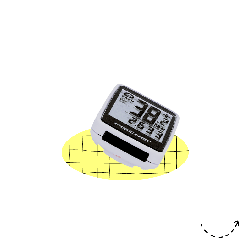 Tutto sotto controllo: tachimetro radio computerizzato per bici di Fischer, Slim, fr. 36.95, da Jumbo.