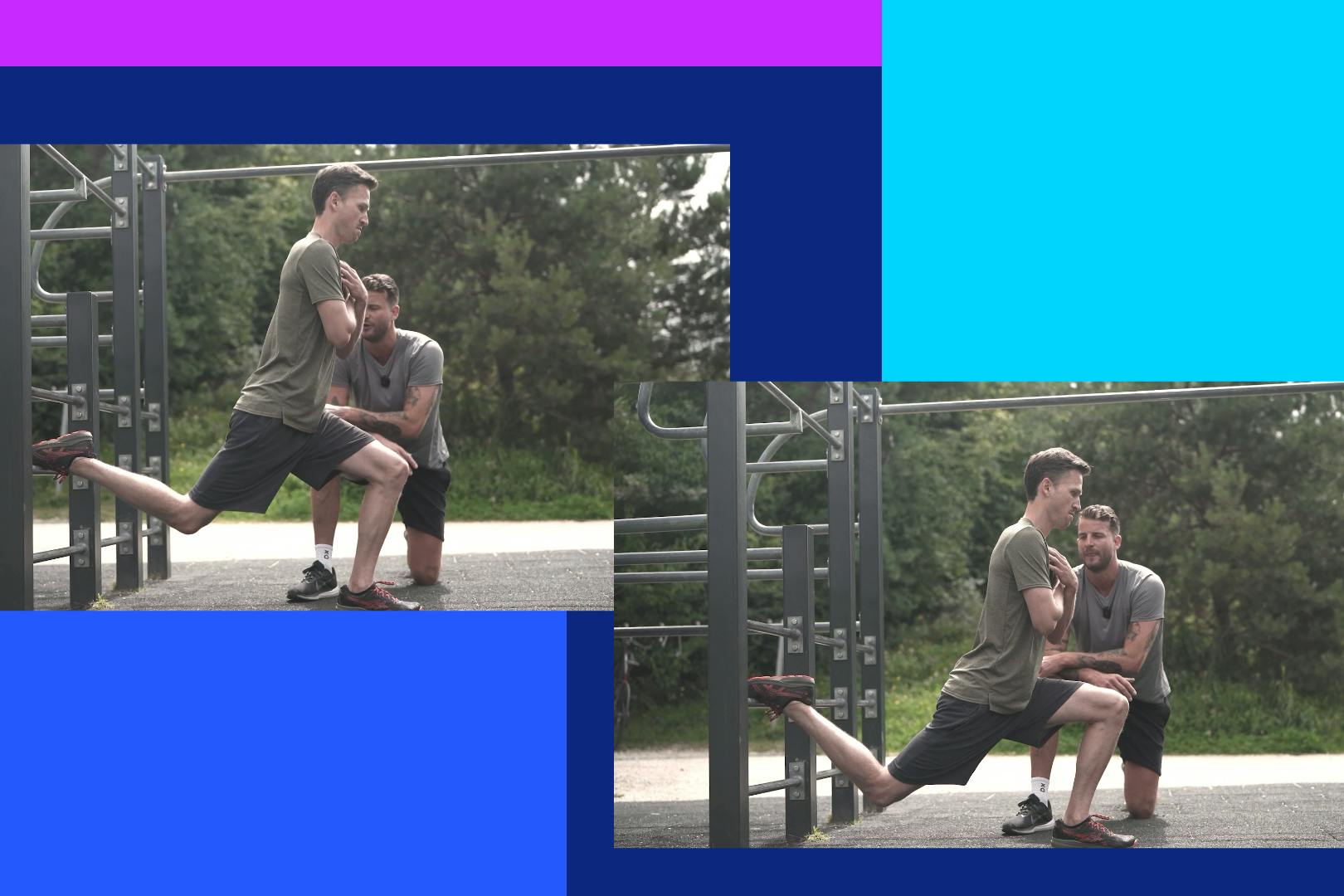 Con i Bulgarian Split Squats allenerete la parte inferiore del corpo; quadricipiti, glutei e muscoli dell’interno coscia. La giusta respirazione è fon...