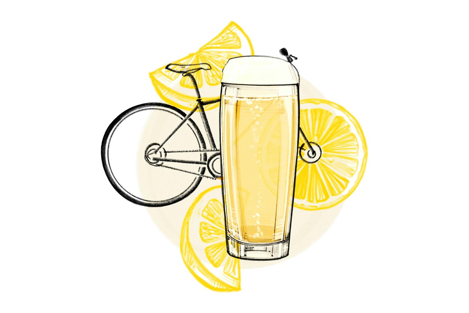 R wie Radler: Ein Biermischgetränk, dessen Name wahrscheinlich 1922 von einem erfinderischen bayerischen Wirten stammt. Doch die Tradition, Bier mit L...