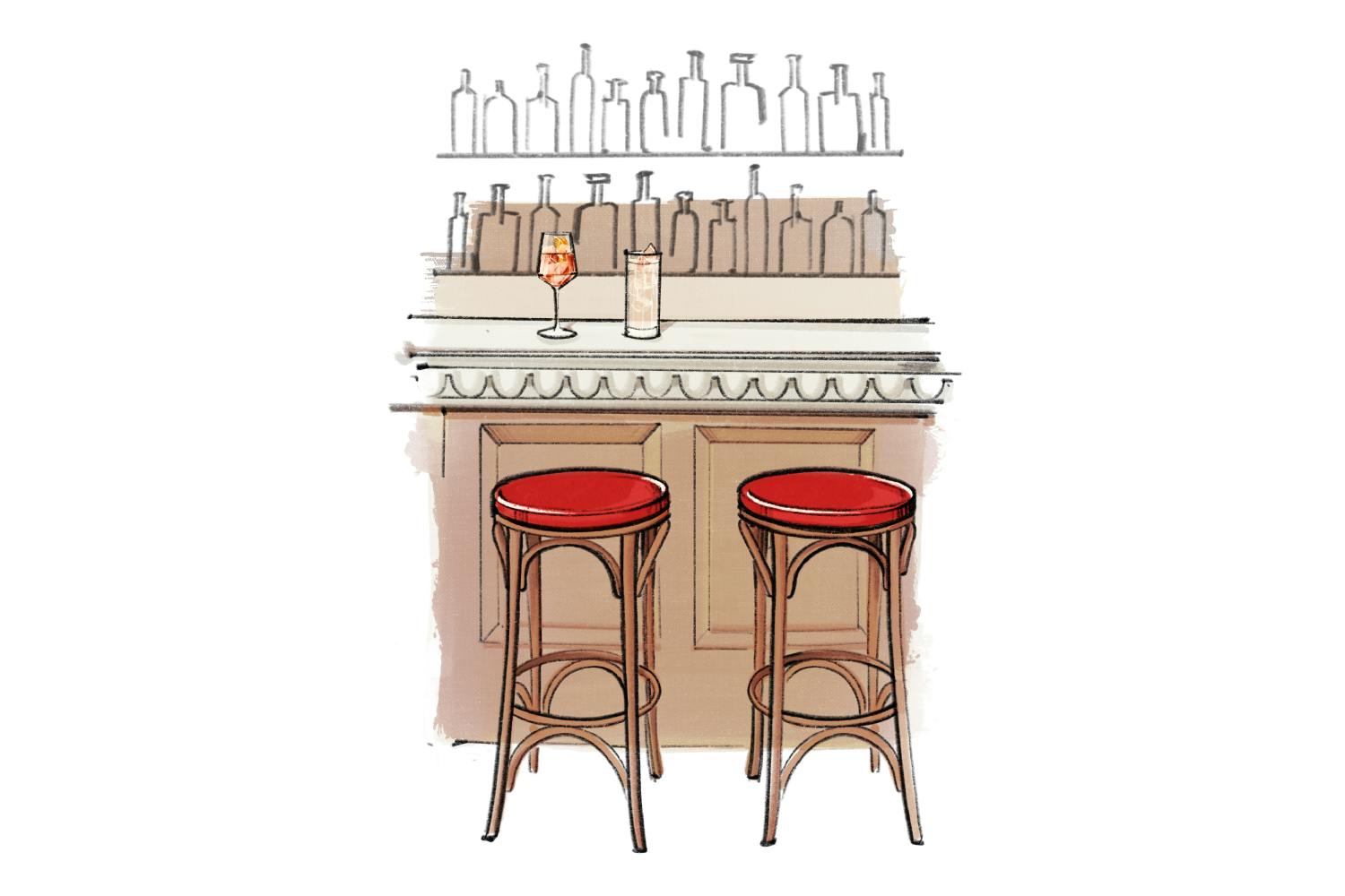 Z comme zinc: Les Zincs désignent les cafés et les bars de Paris. À l'origine, le terme faisait référence au zinc imperméable qui recouvrait le compto...