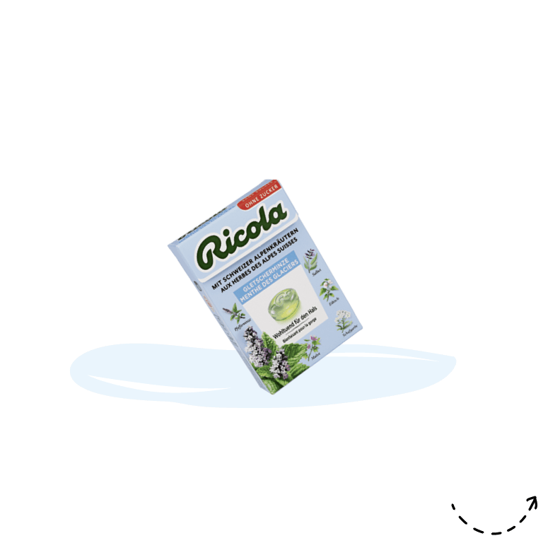 Frisch durchatmen: Ricola Bonbons Gletscherminze ohne Zuckerzusatz, 4.20 Franken / 2 × 50 g, bei Coop.