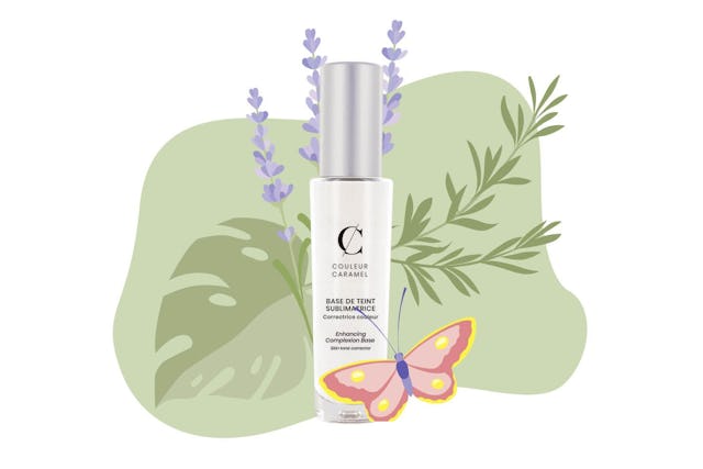 Prima del fondotinta: primer bio Couleur Caramel, trasparente, fr. 37, da Coop City.