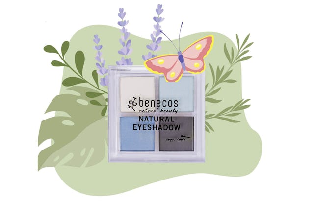 Look sempre diverso: ombretto Benecos Natural Quattro Eyeshadow true blue, fr. 6.90, da Coop City.