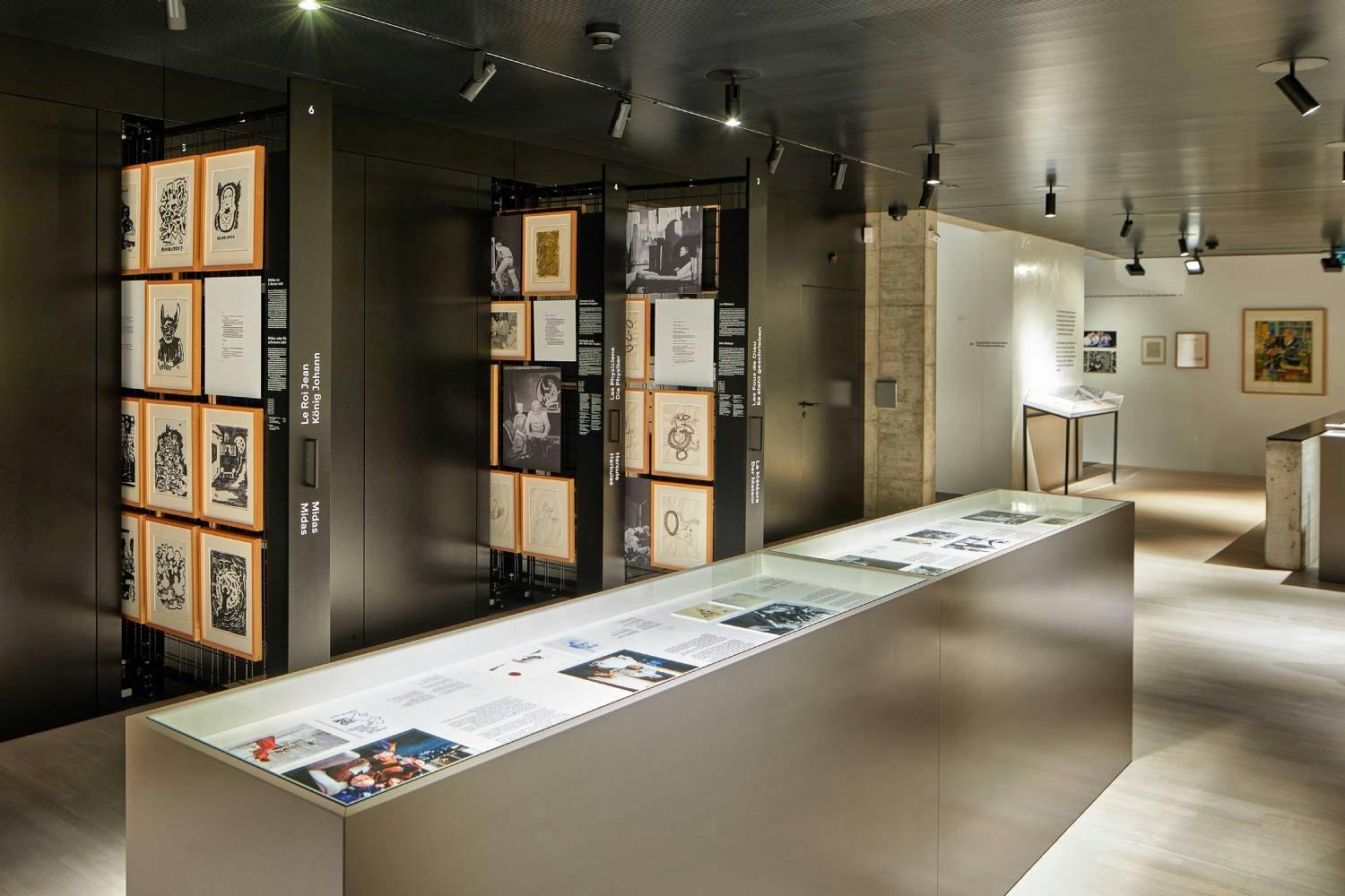 Das Museum beherbergt zahlreiche Karikaturen und Theaterzeichnungen Dürrenmatts.