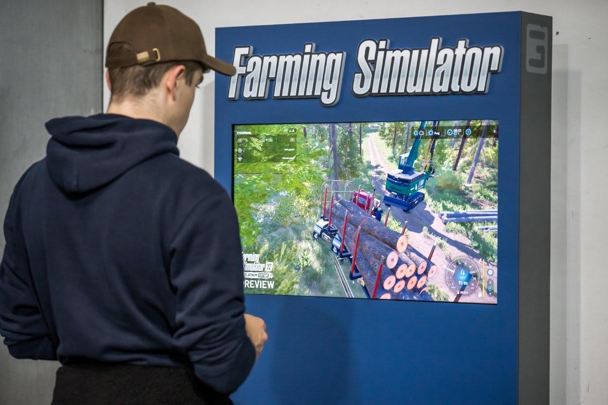 Entertainment pur mit dem Farming Simulator.