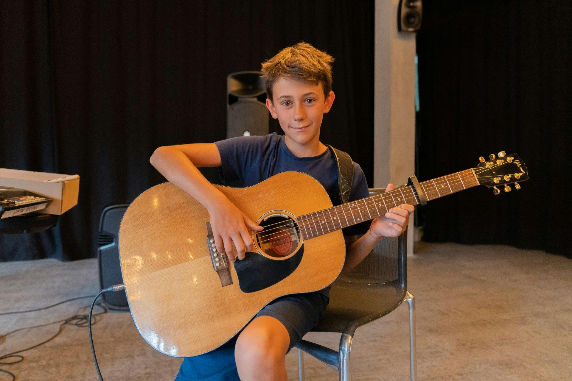«Am besten hat es mir gefallen, mit den anderen Kindern im Band-Workshop Musik zu machen. Zu Beginn wussten wir nicht, wie das Endresultat klingen wir...