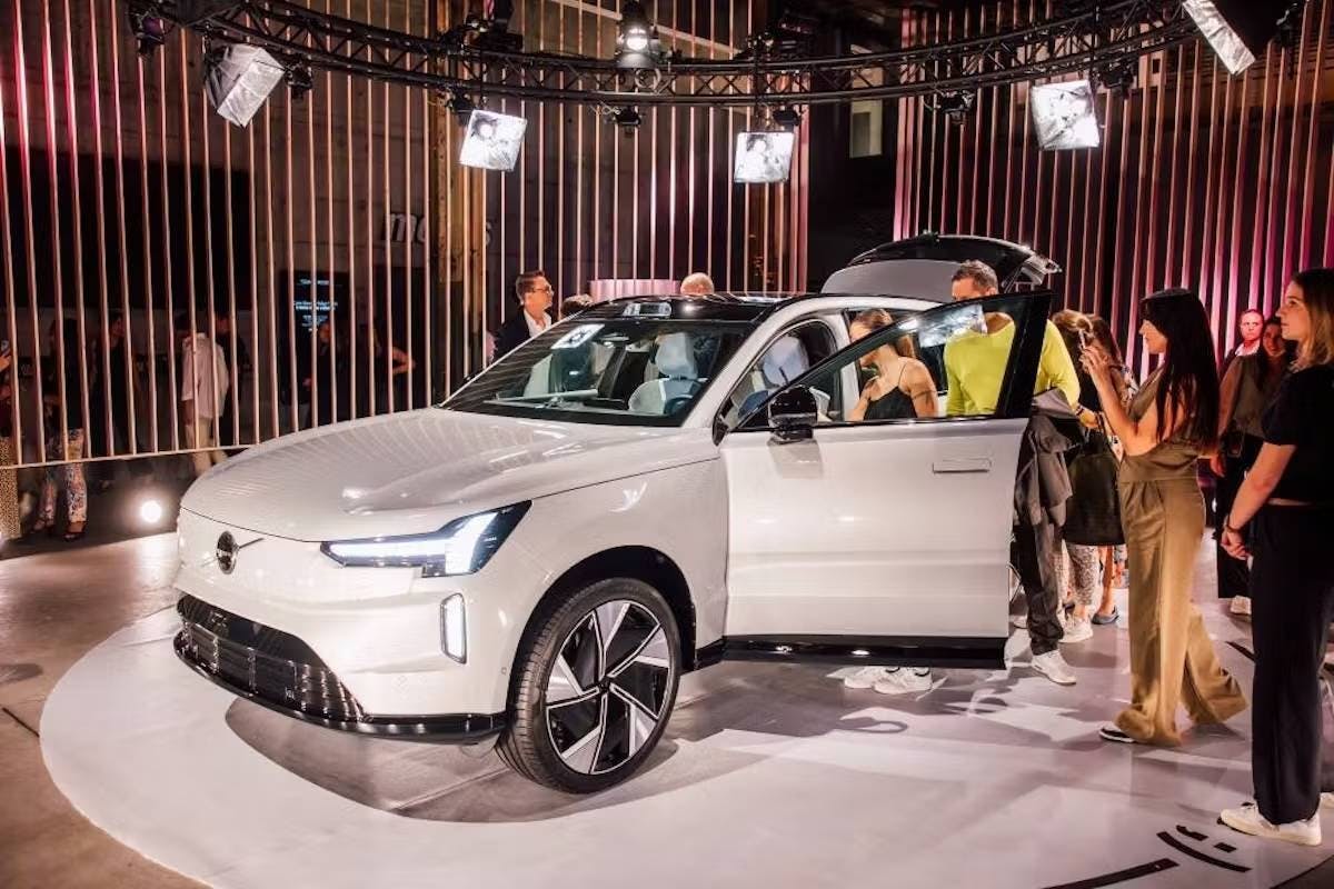 La nouvelle Volvo EX90 a été présentée lors de la Volvo Art Session 2023.
