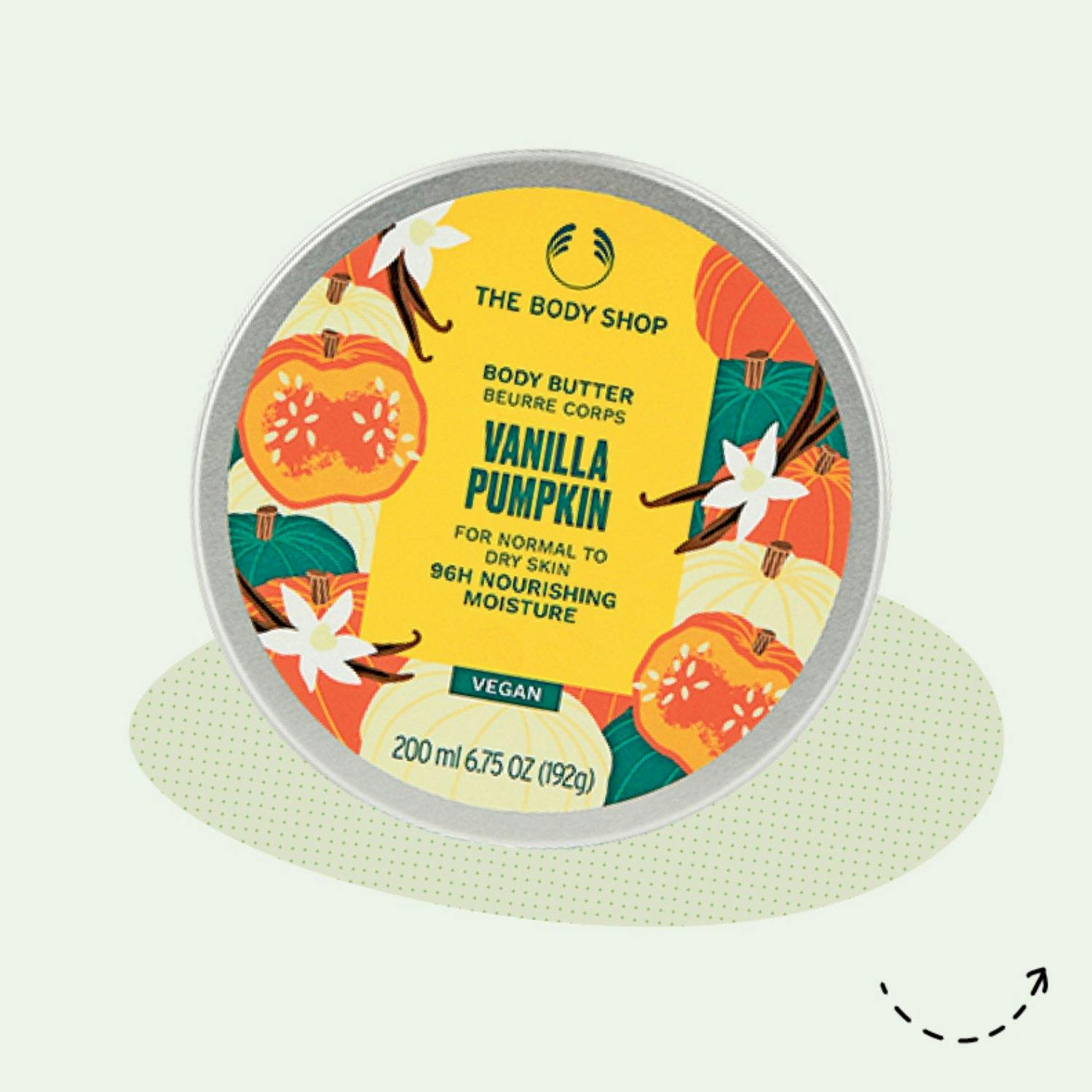 Kürbis-Geschmack: Vanilla Pumpkin Body Butter, 26.95 Franken, bei The Body Shop.