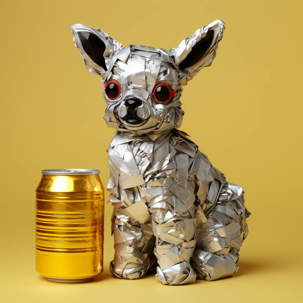 Ein Chihuahua aus Alu – was für ein Kunstwerk!