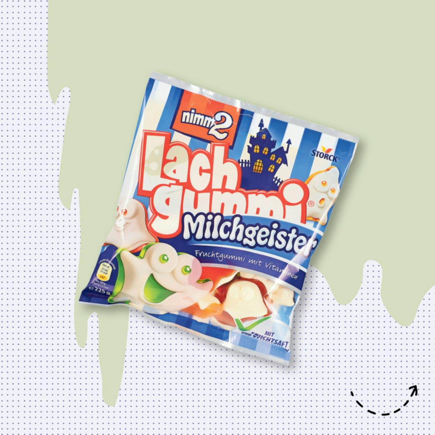 Geister? Her damit! Nimm-2-Lachgummi Milchgeister, 2.20 Franken / 225 g, in grösseren Coop-Filialen.