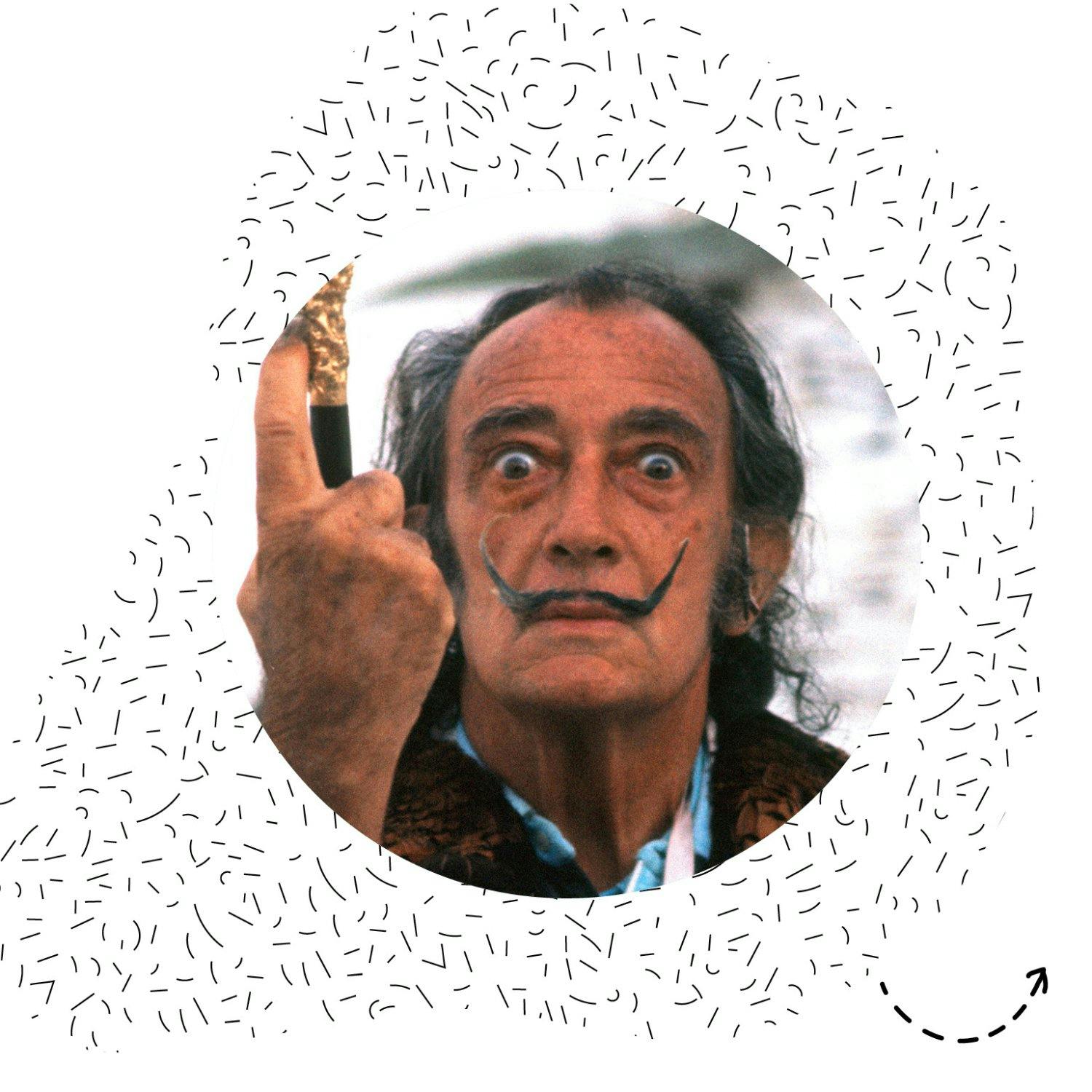 Salvador Dalí.