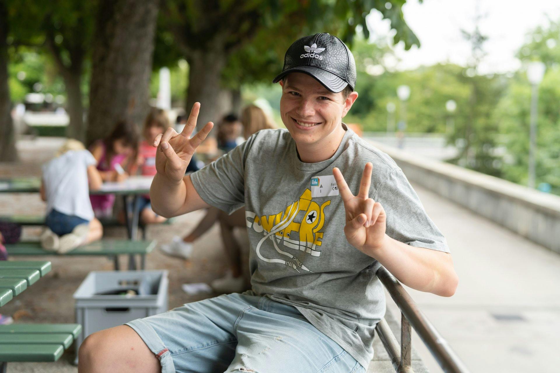 «J'ai vraiment apprécié l'atelier de rap parce qu'on pouvait y écrire des chansons soi-même. La chanson que Bligg nous a préparé, je la trouve vraimen...