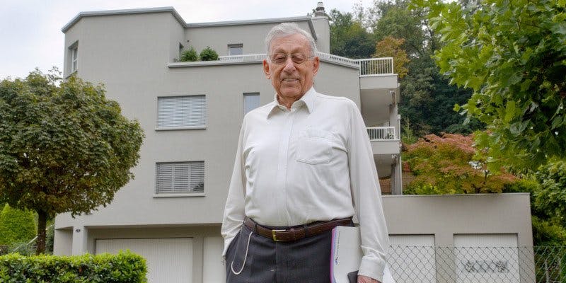 Hans-Rudolf Stutz est satisfait de la manière dont s’est déroulé le remplacement du chauffage.