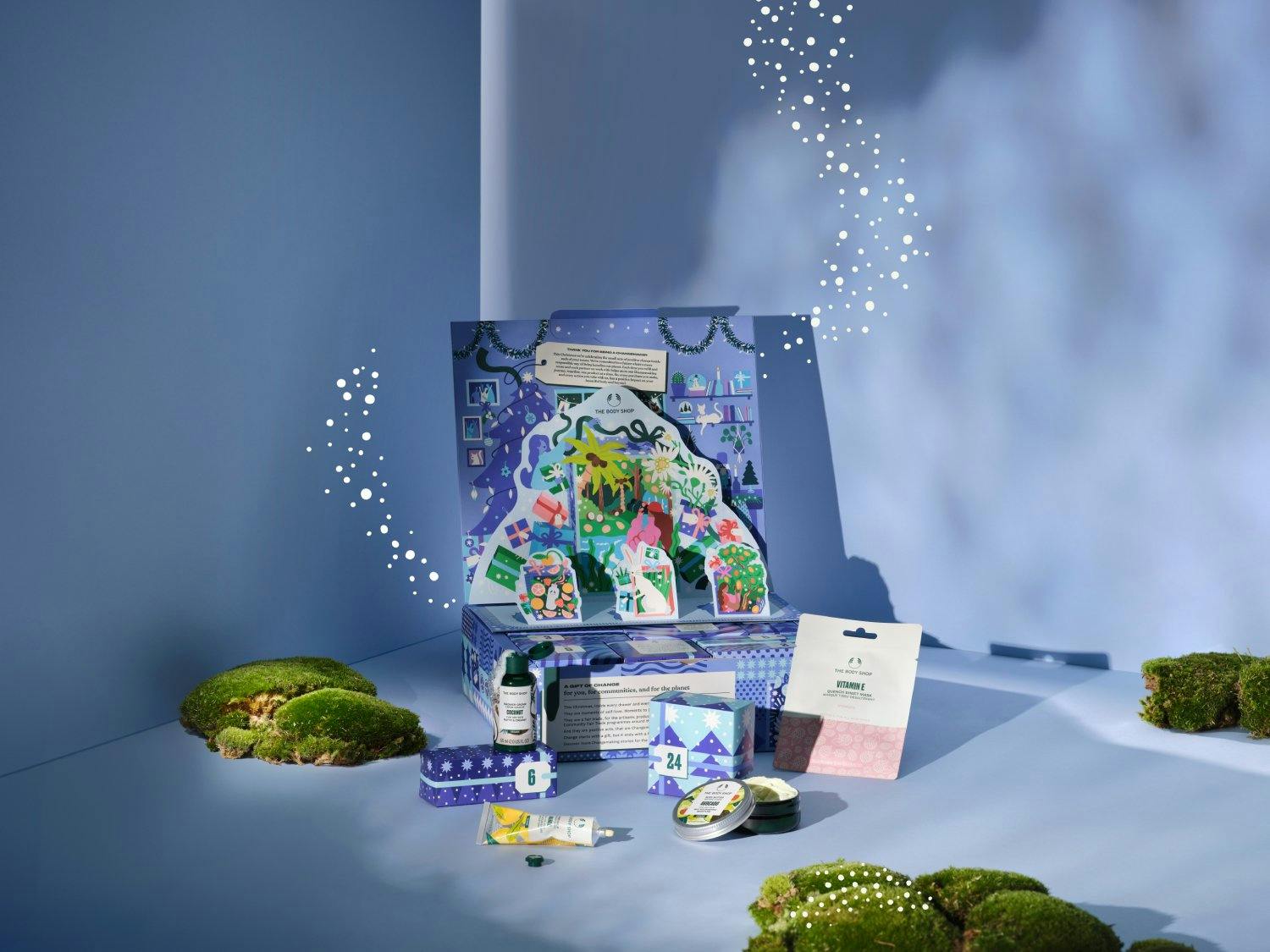 Offrez une joie durable: avec les calendriers de l'Avent de The Body Shop.