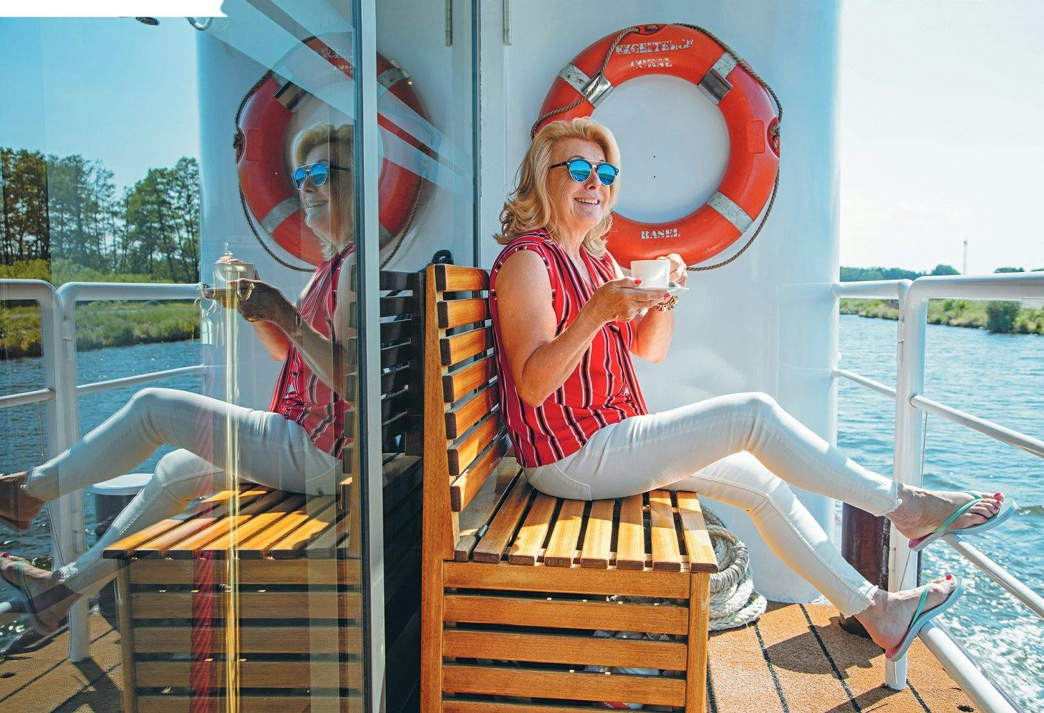 Es ist die Reise im Rhythmus des Flusses, von Stadt zu Stadt, im Hier und Jetzt – der Luxus der Langsamkeit.